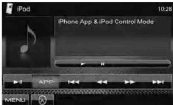 iPod 10:28 iPhone App & iPod Control Mode APP MENU