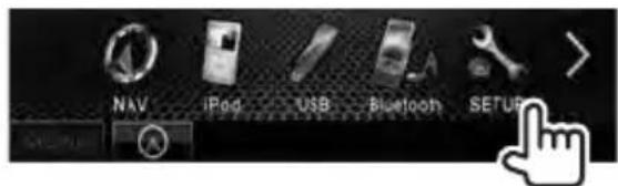 NAV iPod USB Bluetooth SETUP
