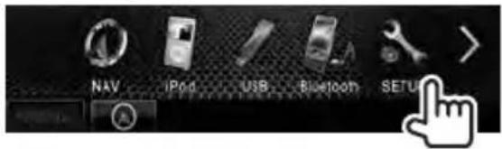 NAV iPod USB Bluetooth SETU