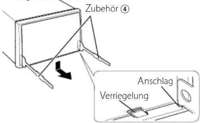 Zubehör ④ Anschlag Verriegelung