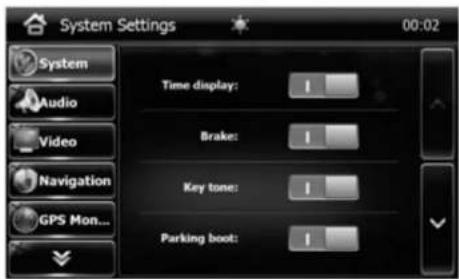 Eonon D5152 - System Settings: - 1