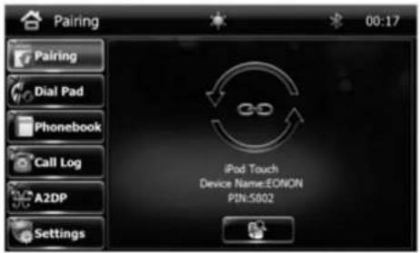 Eonon D5152 - Matching Steps for Mobile Phone and Host Bluetooth - 10