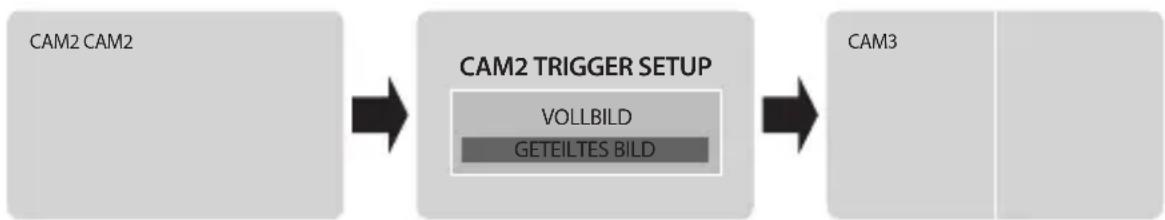Camos CWM-700 - Ändern der Bilddarstellung, wenn die Stand-By Leitung verwendet wird - 3