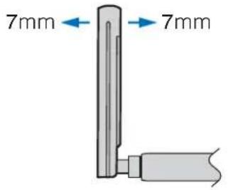 Camos CNT-701 - EINSTELLUNG DES HORIZONTALEN ABSTANDS - 1