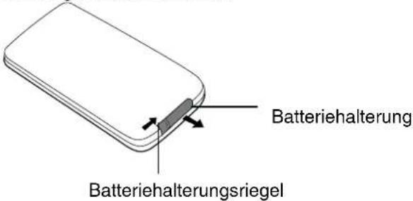 Batteriehalterung Batteriehalterungsriegel