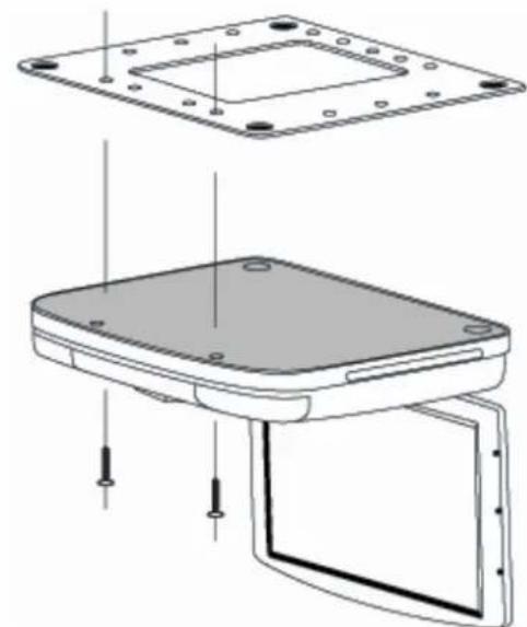 CLARION OHM1088VD - Den Monitor installieren - 1