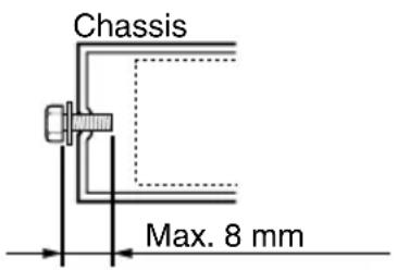 Chassis Max. 8 mm