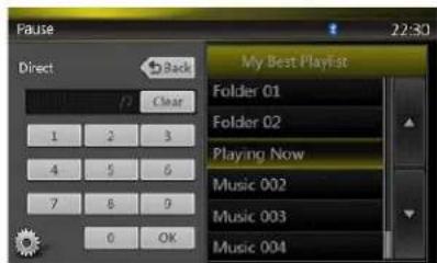 Pause Direct Back My Best Playlist Folder 01 Folder 02 Playing Now Music 002 Music 003 Music 004