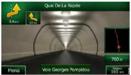 Quai De La Rapée 3.4 km 3.5 km 700 m Menu Voie Georges Pompidou Délazz 165 m