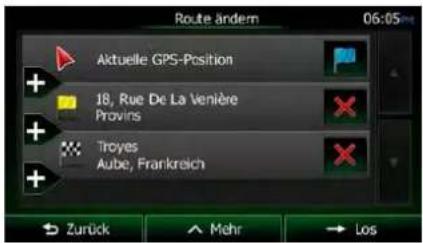 Route ändern 06:05 Aktuelle GPS-Position 18, Rue De La Venière Provins Troyes Aube, Frankreich Zurück Mehr Los