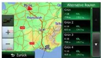 Paris Frankreich Sch Lyon Karl Zurück De Alternative Routen Grün 7.08 CO₂ 774 km 139,5 kg Grün 2 8.50 CO₂ 822 km 134,9 kg Grün 3 8.38 CO₂ 798 km 135,7 kg Grün 4 9.10 CO₂ 915 km 139,8 kg
