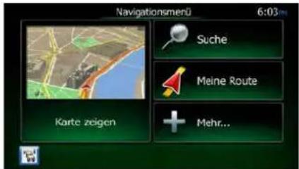 Navigationsmenü 6:03 Suche Meine Route Karte zeigen Mehr...