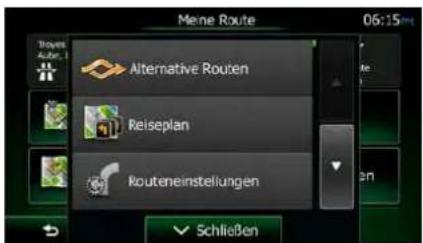 Meme Route Alternative Routhen Reiseplan Routeneinstellungen Schließen