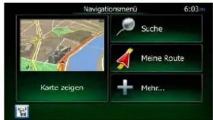 Navigationsmenü 6:03 PM Suche Meine Route Karte zeigen Mehr...