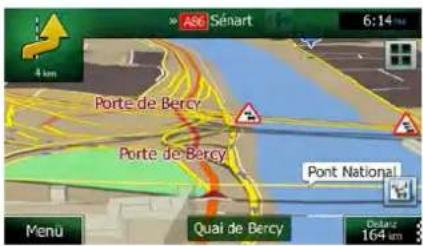 ABC Sénart 6:14 m 4 km Porte de Bercy Porte de Bercy Pont National Menu Quai de Bercy Dalanz 164 m