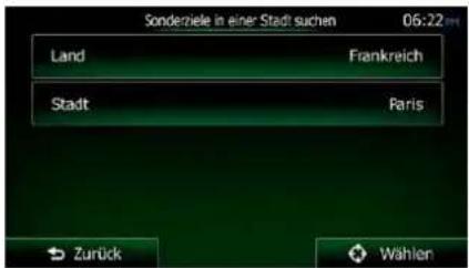 Sonderziele in einer Stadt suchen 06:22 m Land Frankreich Stadt Paris Zurück Wählen