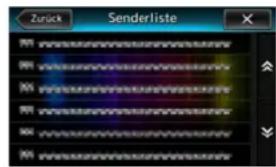 CLARION FX504E - Wählen Sie den gewünschten Service. - 1