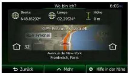 Wo bin ich? 6:03 Breite N48.86292° Länge C2.29524° Höhe 0 m GPS Position -aktuelt Rue Fresnel 32 Avenue de New-York Frankreich, Paris Zurück Mehr Hilfe in der Nähe