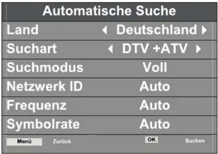 Odys Enter 42 pro - SENDERMENÜ - 1