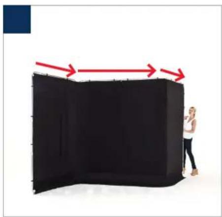 Lastolite LL LB7621 - Setting up the Panoramic Background - 3