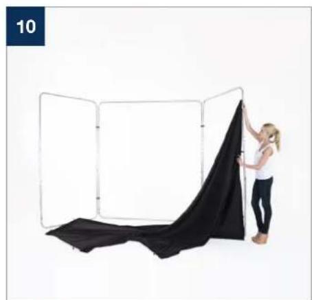 Lastolite LL LB7622 - Setting up the Panoramic Background - 10