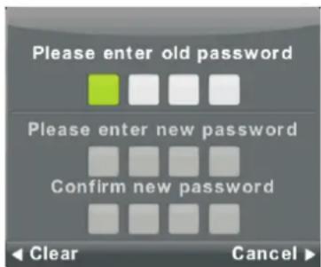 Please enter old password Please enter new password Confirm new password Clear Cancel ►