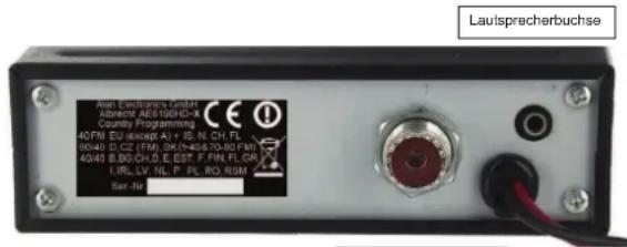 ALBRECHT AE 6190 HD-X - Externer Lautsprecher - 1