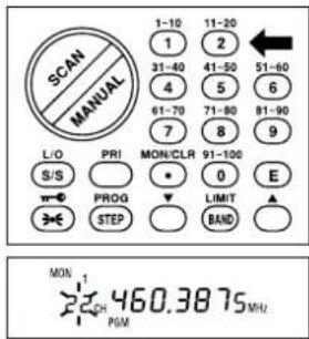 ALBRECHT AE 77 H - Storing Search Frequencies - 5