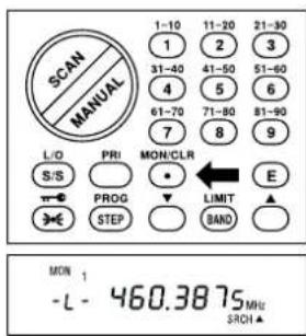 ALBRECHT AE 77 H - Storing Search Frequencies - 1