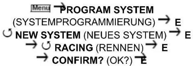 ALBRECHT AE 230 H - Manuelle Programmierung von Rennsystemen - 1