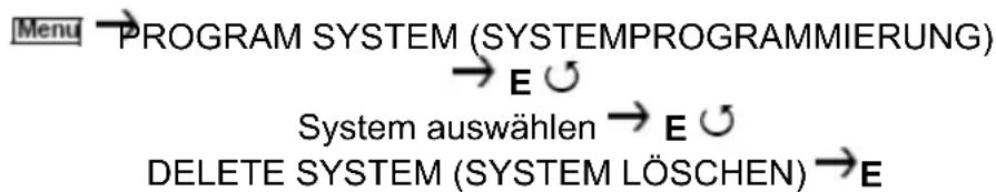 ALBRECHT AE 230 H - Löschen von Systemen - 1