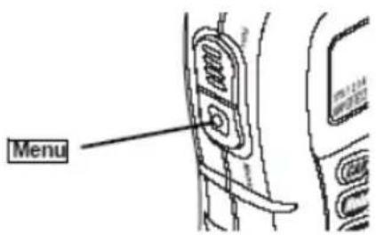 ALBRECHT AE 230 H - Position der Menütaste - 1