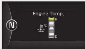 KIA Optima PHEV (2017) - Engine coolant temperature gauge - 1