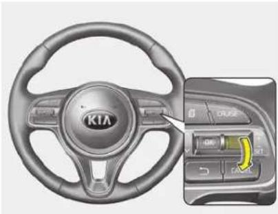 KIA Optima PHEV (2017) - To decrease the cruising speed: - 1