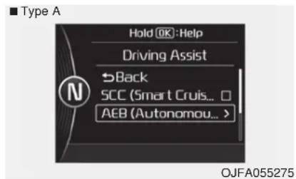 KIA Optima PHEV (2017) - System setting and activation - 1
