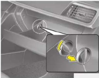 KIA Optima PHEV (2017) - Filter inspection - 1