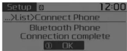 KIA Optima PHEV (2017) - Phone List - 2