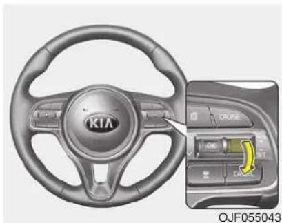 KIA Optima PHEV (2017) - Speed setting (ASCC) - 2