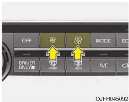 KIA Optima PHEV (2017) - Sunroof inside air recirculation (if equipped) - 1