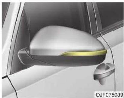 KIA Optima PHEV (2017) - Side repeater lamp bulb replacement - 1