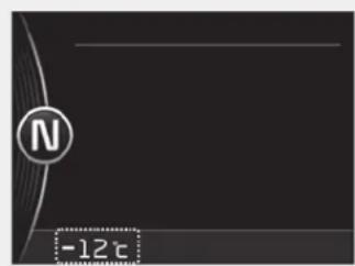 KIA Optima PHEV (2017) - Outside Temperature Gauge - 1
