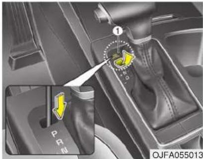 KIA Optima PHEV (2017) - WARNING - Shifting from park - 1