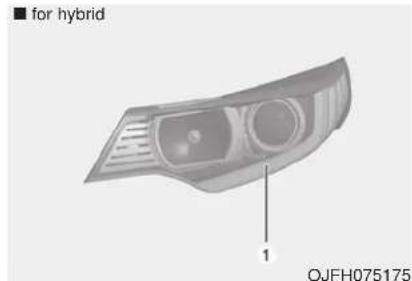 KIA Optima PHEV (2017) - Position lamp + DRL (LED type) bulb replacement - 1