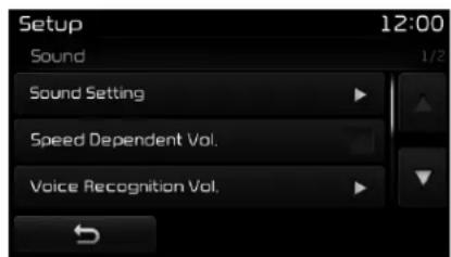 KIA Optima PHEV (2017) - Sound Settings - 1