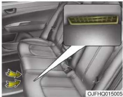 KIA Optima PHEV (2017) - High Voltage Battery Air Intake Hybrid battery air intake - 1