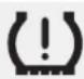 KIA Optima PHEV (2017) - Low Tire Pressure Warning Light (if equipped) - 1