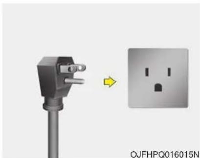 KIA Optima PHEV (2017) - CHARGING THE PLUG-IN HYBRID VEHICLE (CONT.) - 1