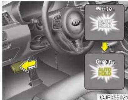KIA Optima PHEV (2017) - AUTO HOLD (if equipped) - 2