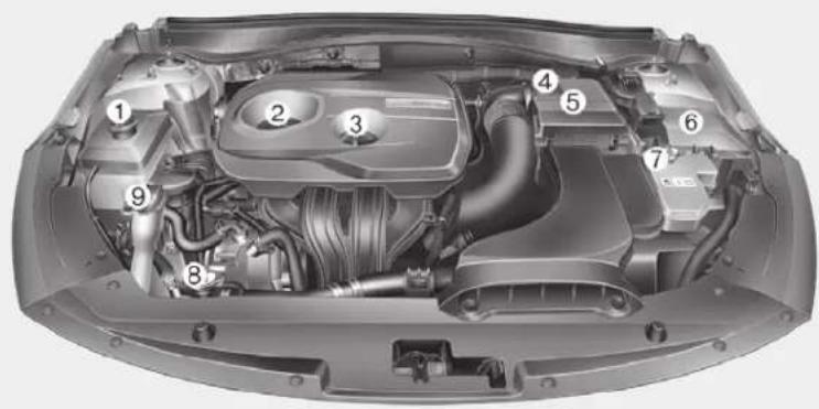 KIA Optima PHEV (2017) - ENGINE COMPARTMENT - 1