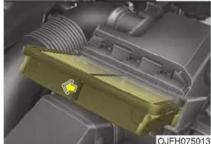 KIA Optima PHEV (2017) - Filter replacement - 4